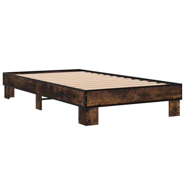 Bettrahmen Geräucherte Eiche 80 x 200 cm Holzwerkstoff