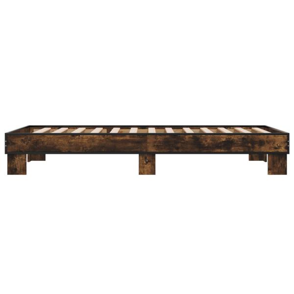 Bettrahmen Geräucherte Eiche 80 x 200 cm Holzwerkstoff