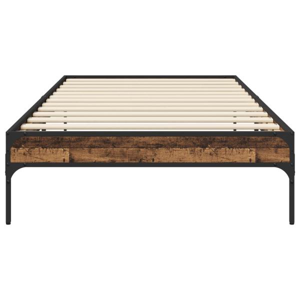 Bettrahmen Altholz 80 x 200 cm Holzwerkstoff