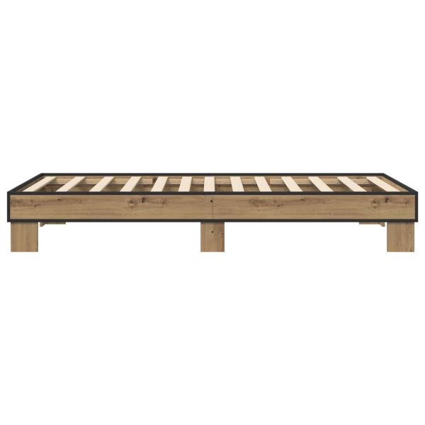 Bettrahmen Artisan-Eiche 80 x 200 cm Holzwerkstoff