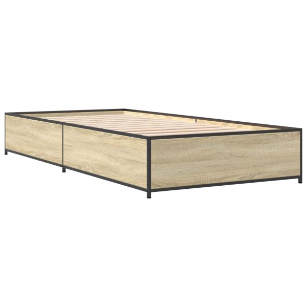 Bettrahmen Sonoma-Eiche 80 x 200 cm Holzwerkstoff