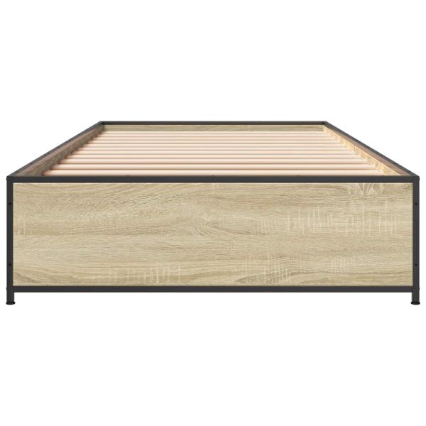 Bettrahmen Sonoma-Eiche 80 x 200 cm Holzwerkstoff