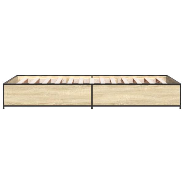 Bettrahmen Sonoma-Eiche 80 x 200 cm Holzwerkstoff