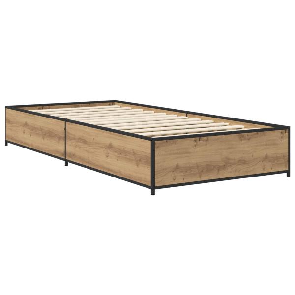Bettrahmen Artisan-Eiche 80 x 200 cm Holzwerkstoff
