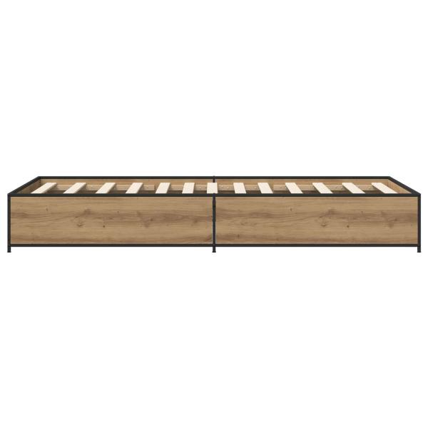 Bettrahmen Artisan-Eiche 80 x 200 cm Holzwerkstoff