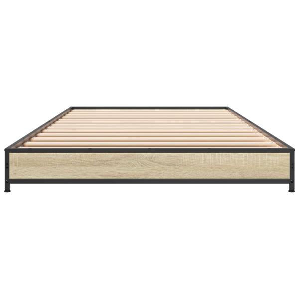 Bettrahmen Sonoma-Eiche 80 x 200 cm Holzwerkstoff