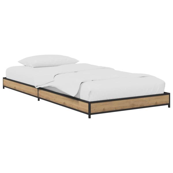 Bettrahmen Artisan-Eiche 80 x 200 cm Holzwerkstoff