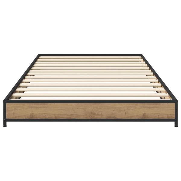Bettrahmen Artisan-Eiche 80 x 200 cm Holzwerkstoff