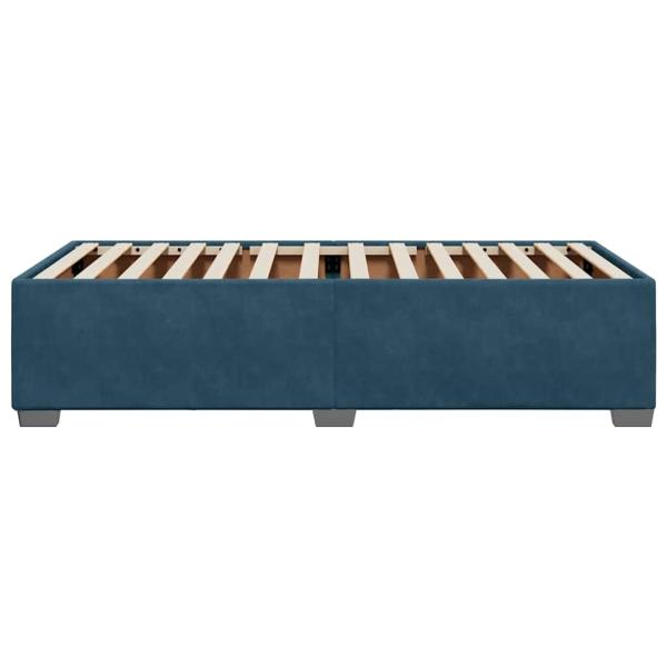 Bettgestell Blau 100x200 cm Samt