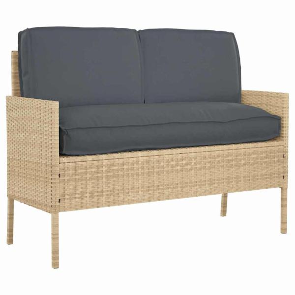 Kissenset Oxford-Stoff Anthrazit 120 x 50 x 52 cm
