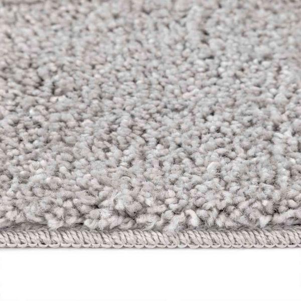 Anti-Rutsch Shaggy Teppich Grau 200 x 200 cm PP