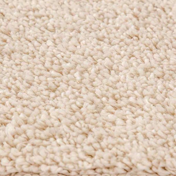Anti-Rutsch Shaggy Teppich Creme 240 x 340 cm PP