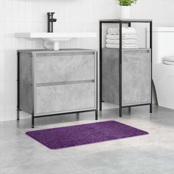 Rutschfeste Badmatte Lila 50 x 80 cm PP