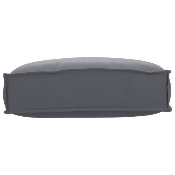 Kissen Anthrazit 50 x 40 x 12 cm Oxford-Stoff