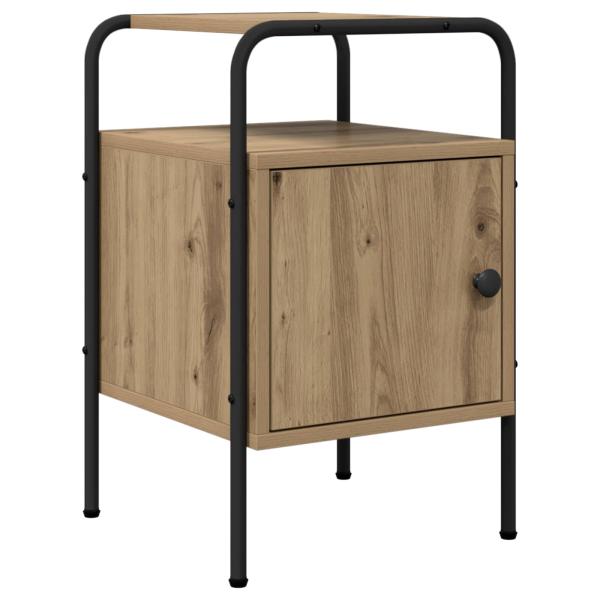 Nachttisch 2 Stk. Artisan-Eiche 35 x 36,5 x 56 cm Holzwerkstoff