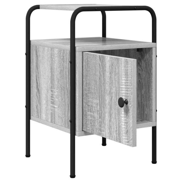 Nachttisch Grau Sonoma 35 x 36,5 x 56 cm Holzwerkstoff