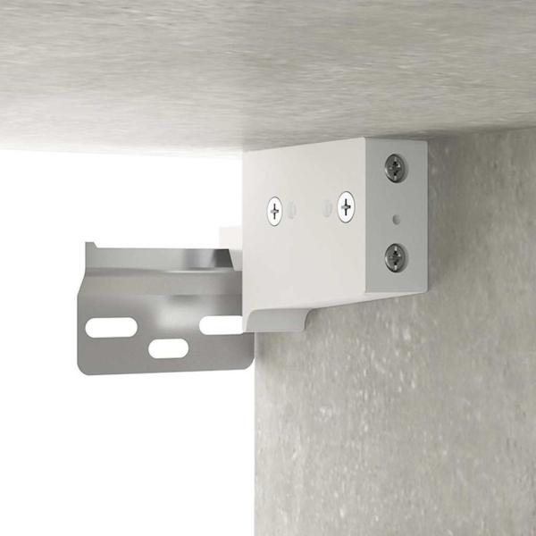 Wandschrank Betongrau 60x36,5x35 cm Holzwerkstoff