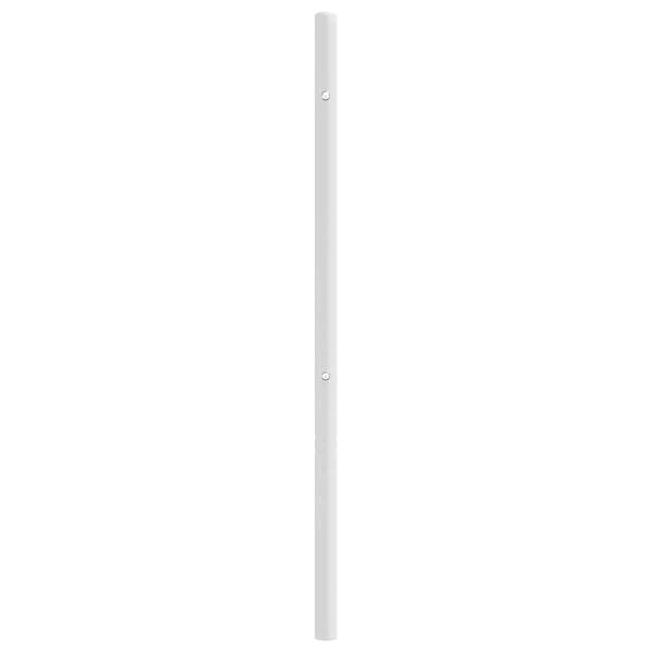 Ersatz-Kopfteil Metall Weiß 150 cm