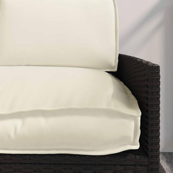 Kissenset Oxford-Stoff Creme 120 x 50 x 52 cm