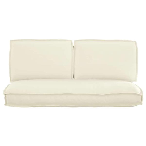 Kissenset Oxford-Stoff Creme 120 x 50 x 52 cm