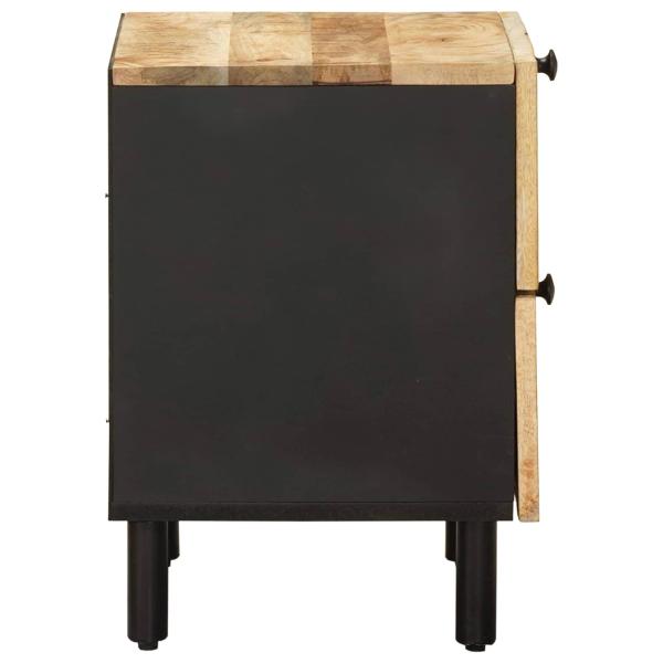Nachttisch Natur 40 x 33 x 46 cm Massivholz Mango