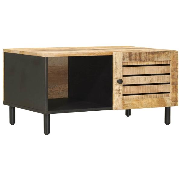 Couchtisch Natur 80 x 50 x 40 cm Massivholz Mango