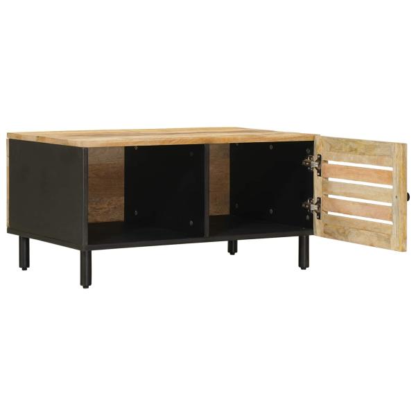 Couchtisch Natur 80 x 50 x 40 cm Massivholz Mango