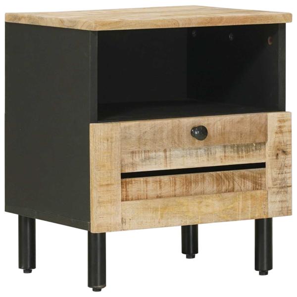 Nachttisch Natur 40 x 33 x 46 cm Massivholz Mango