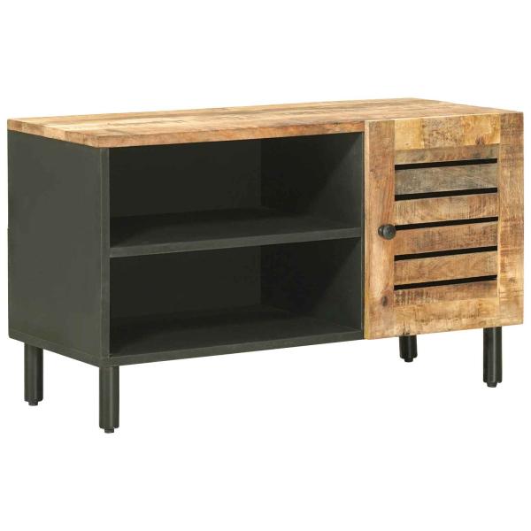 Stauraumschr?nke Natur 80 x 33 x 46 cm Massivholz Mango