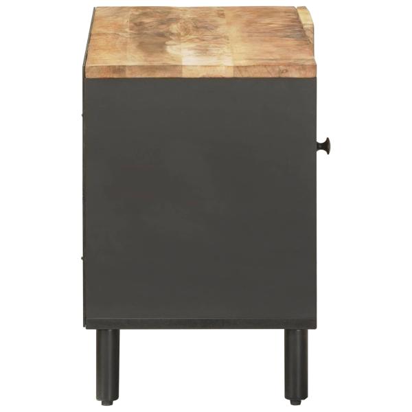 Stauraumschr?nke Natur 80 x 33 x 46 cm Massivholz Mango
