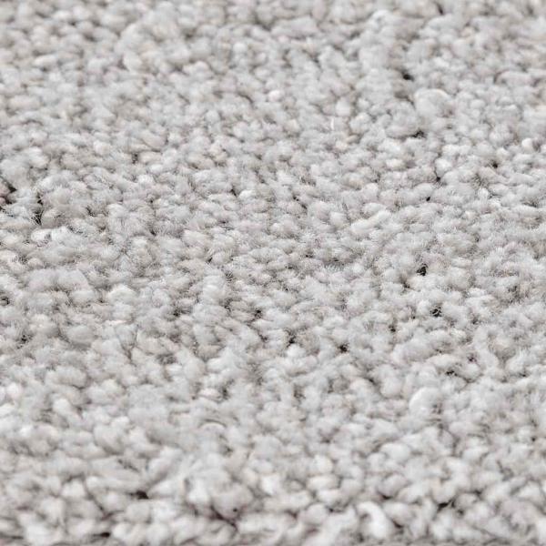 Anti-Rutsch Shaggy Teppich Grau 120 x 120 cm PP