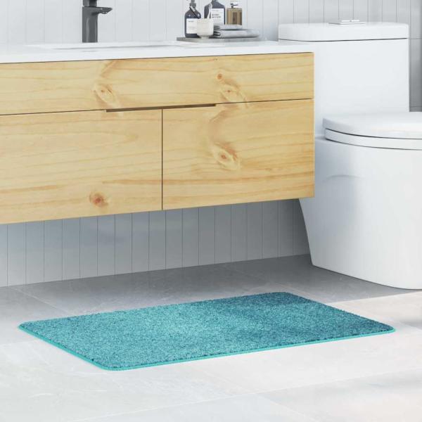 ARDEBO.de - Rutschfeste Badmatte Türkis 60 x 90 cm PP