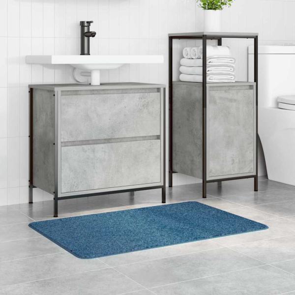 Rutschfeste Badmatte Blau 60 x 90 cm PP