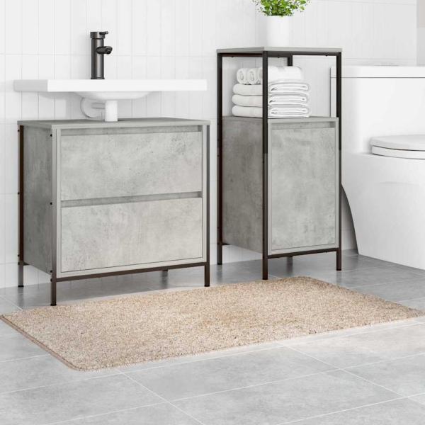 Rutschfeste Badmatte Creme 70 x 120 cm PP