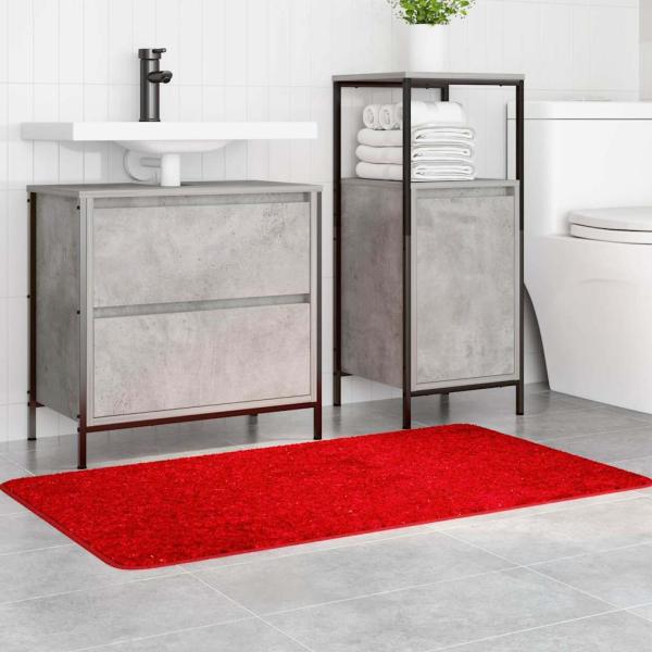 Rutschfeste Badmatte Rot 70 x 120 cm PP