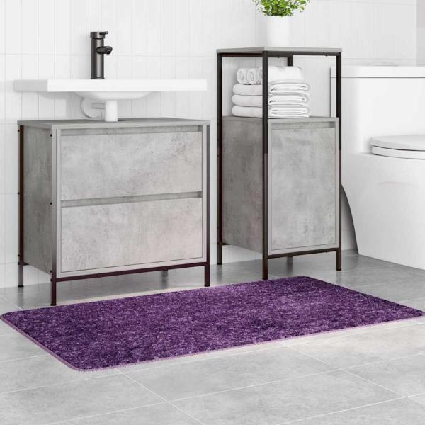 Rutschfeste Badmatte Lila 70 x 120 cm PP