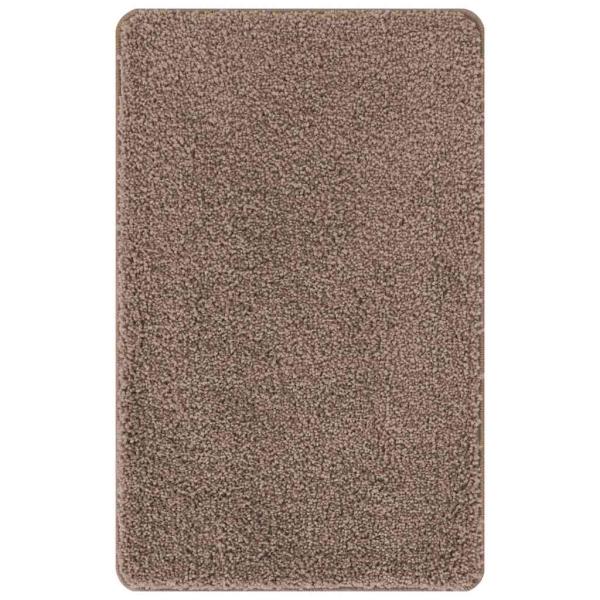 Anti-Rutsch Badematten-Set 2 stk. Braun 50 x 50 cm PP