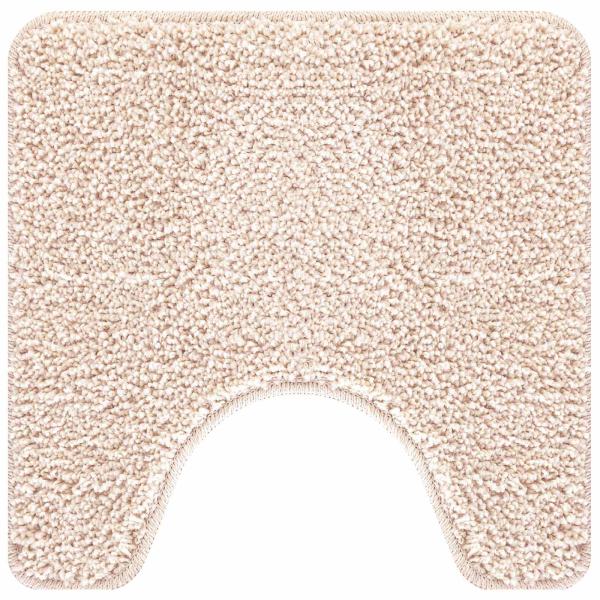 Anti-Rutsch Badematten-Set 3 stk. Creme 50 x 80 cm PP