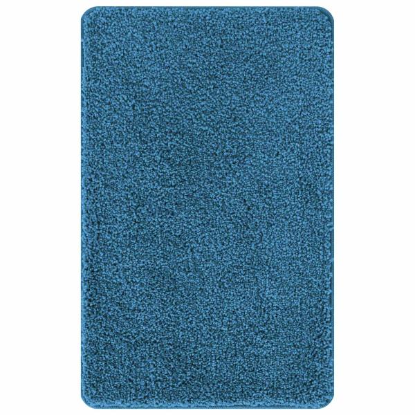 Anti-Rutsch Badematten-Set 3 stk. Blau 50 x 80 cm PP