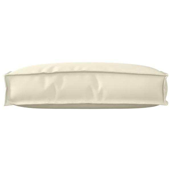Kissen Creme 60 x 40 x 12 cm Oxford-Stoff