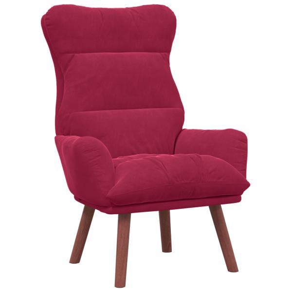 Sessel Weinrot 69 x 74 x 93 cm Samt