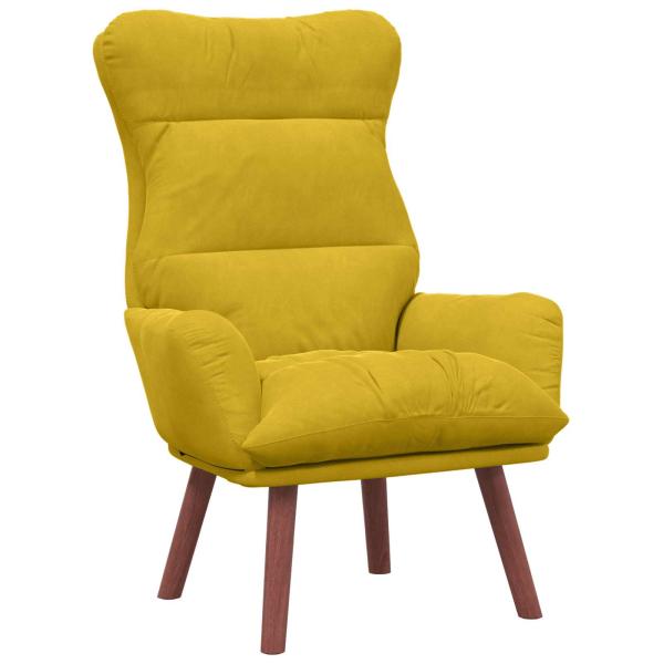 Sessel Gelb 69 x 74 x 93 cm Samt