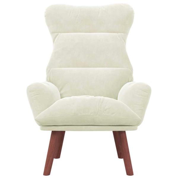 Sessel Creme 69 x 74 x 93 cm Samt