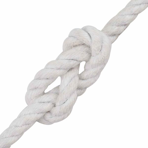 Baumwollseil 6 mm 50 m Weiß 100% Baumwolle