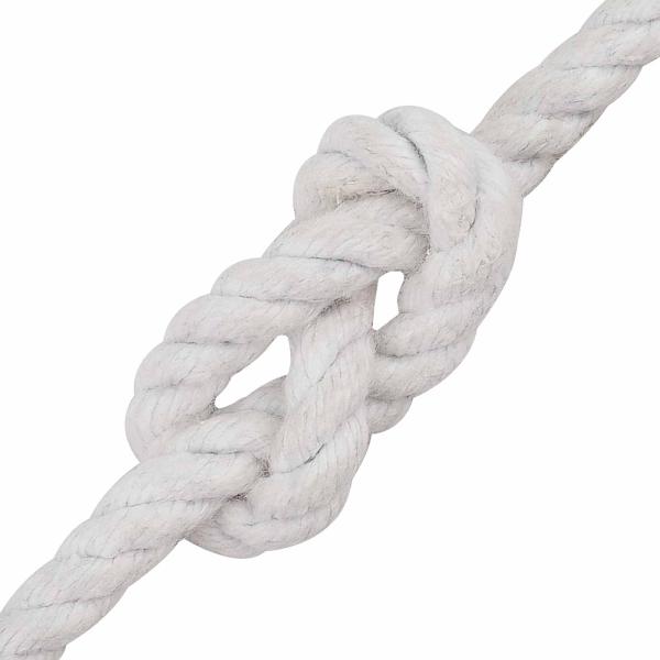 Baumwollseil 8 mm 500 m Weiß 100% Baumwolle