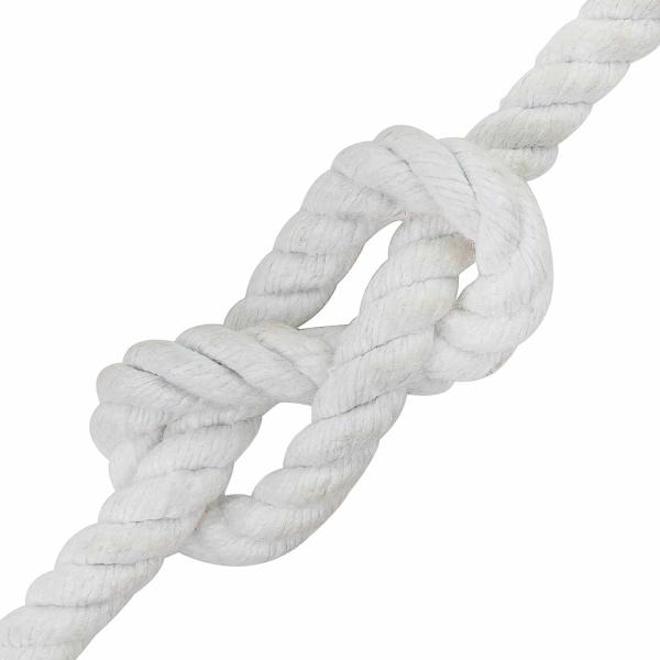 Baumwollseil 10 mm 50 m Weiß 100% Baumwolle