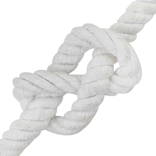 Baumwollseil 14 mm 250 m Weiß 100% Baumwolle