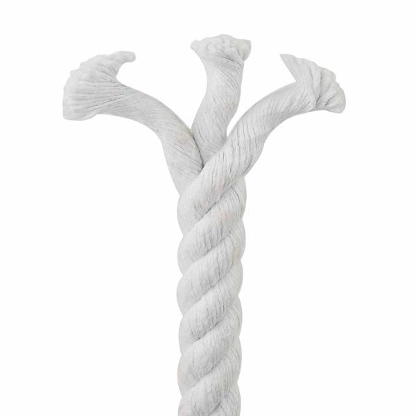 Baumwollseil 16 mm 25 m Weiß 100% Baumwolle