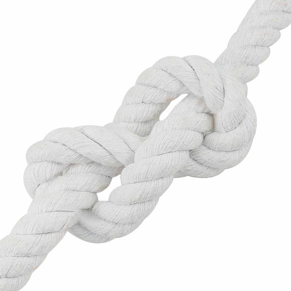 Baumwollseil 16 mm 50 m Weiß 100% Baumwolle
