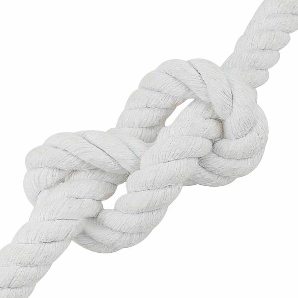 Baumwollseil 20 mm 25 m Weiß 100% Baumwolle